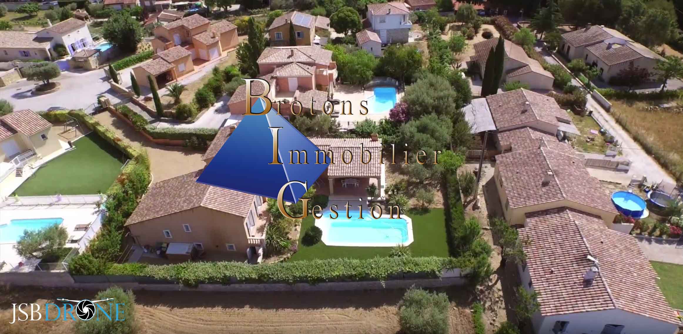 Très belle villa T6 prise de vue aérienne en drone jsb