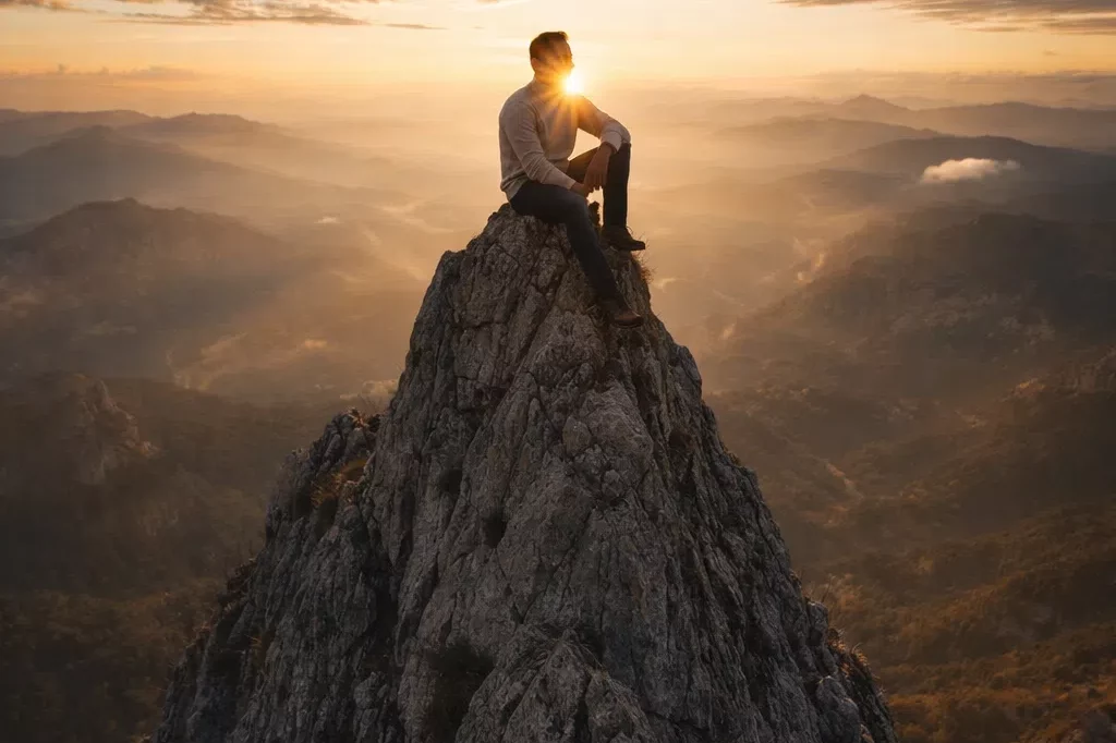 Image de moi fabriquée par IA car j'ai le vertige